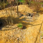 Gehegeubau-Anlegen neues Gehege mit Kalkschotter