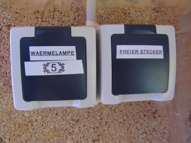 Steckdose 5 und freier Stecker