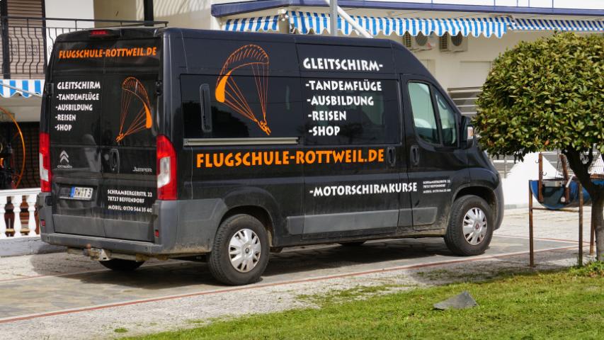 Unser "Taxi"-Der Transporter von Eli